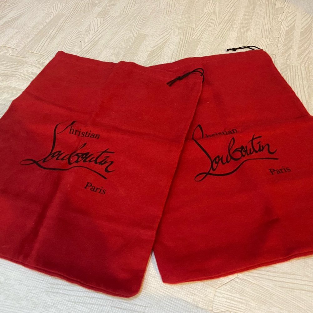 Christian louboutin pair of dust bags